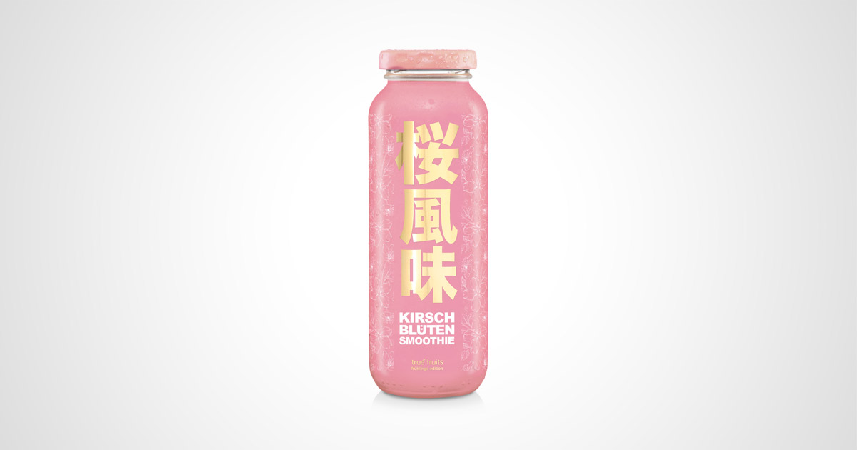 true fruits Kirschblüten Smoothie