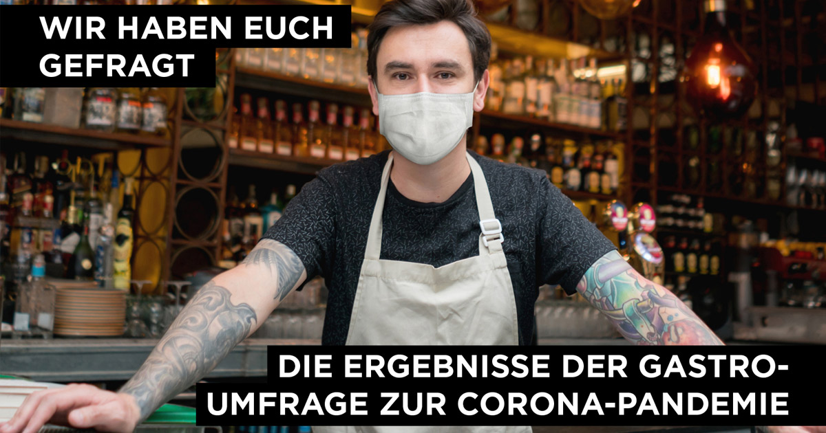 barkeeper mit mundschutz