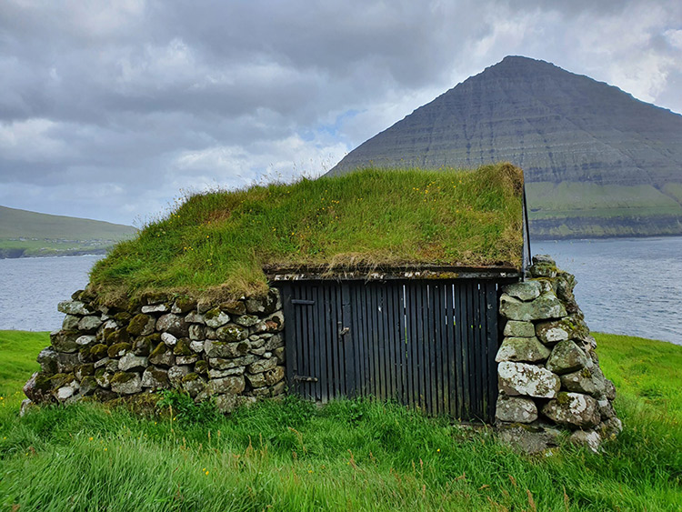 Traditionelles Lebensmitteltrocknungshaus opnahjallur