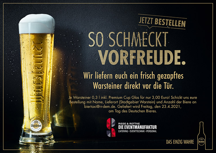 warsteiner biertaxi