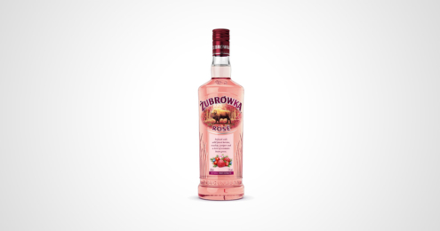 flasche zubrowka rose