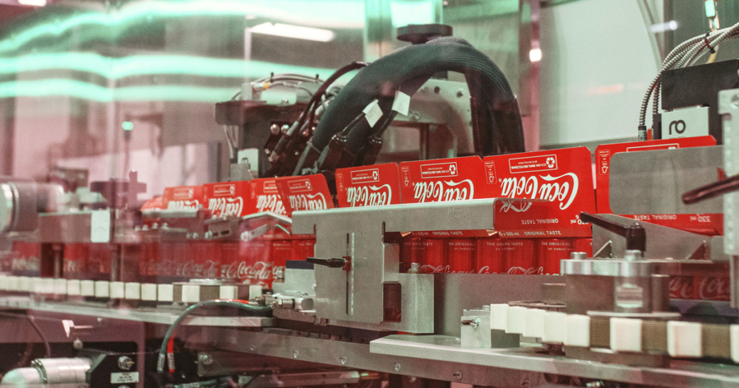 coca cola dosenabfüllanlage