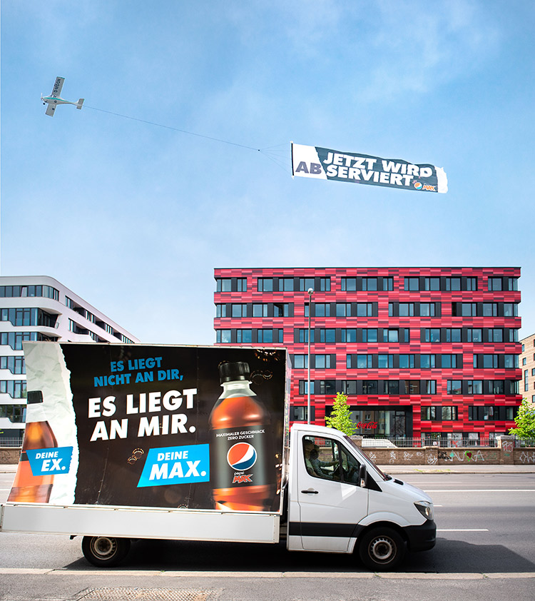 pepsimax werbekampagne