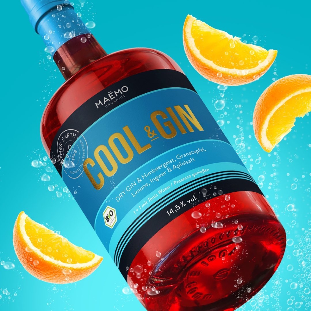 COOL &amp; GIN - hochwertiger Dry Gin mit Zitrus- und Himbeeraromen