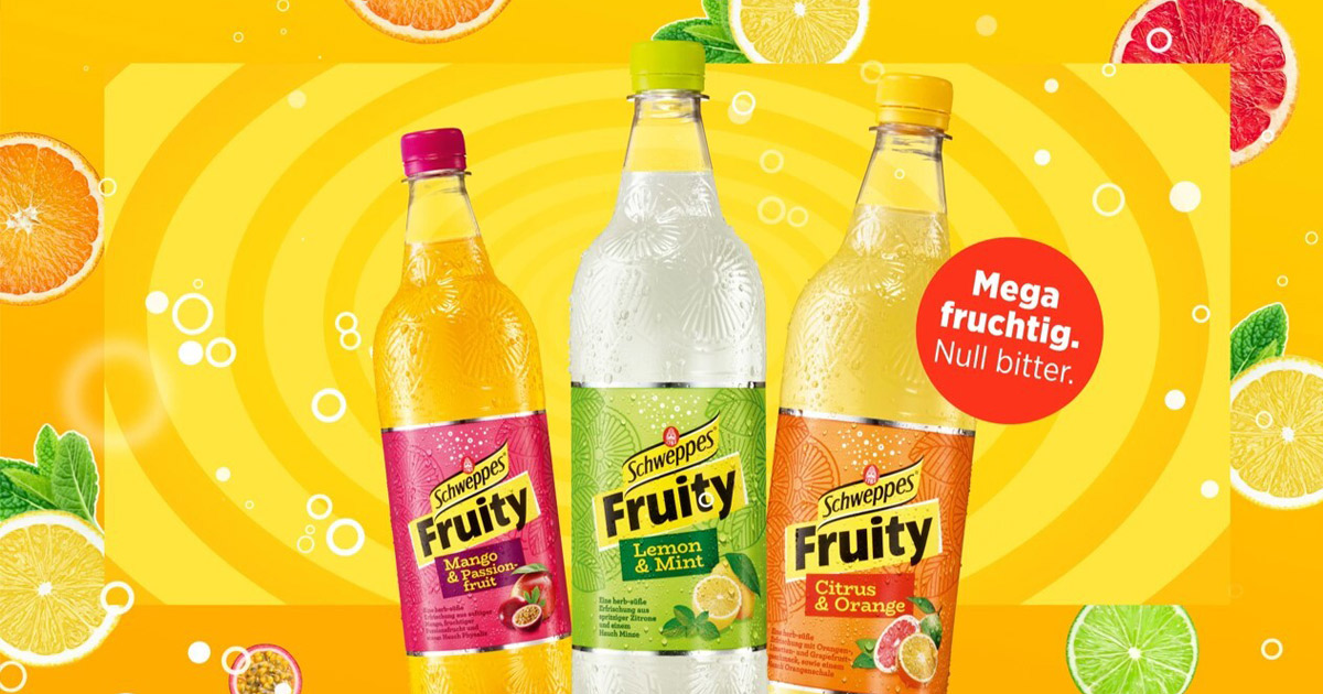 schweppes fruity kampagne