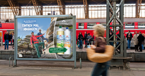 Lichtenauer Gratis Testen Plakat