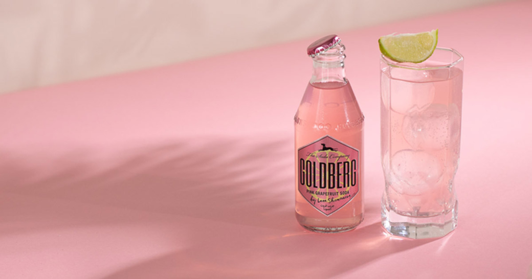 GOLDBERG launches the new Pink Grapefruit Soda