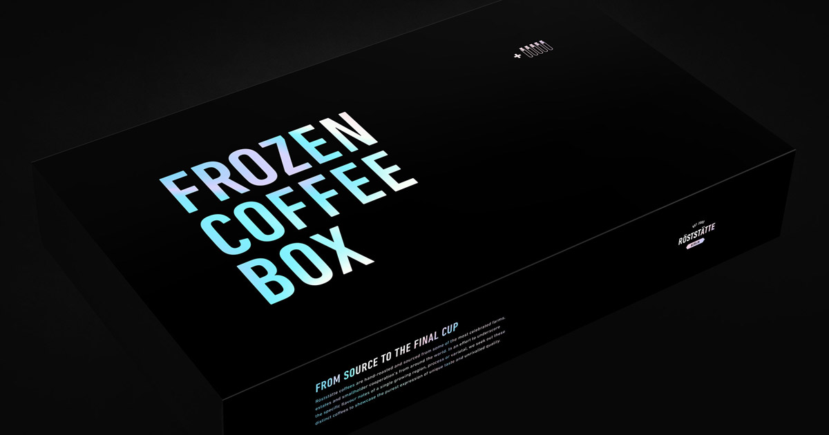 frozen coffee box