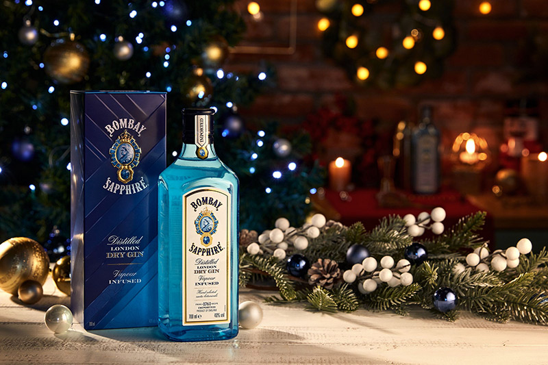 bombay sapphire geschenkverpackung