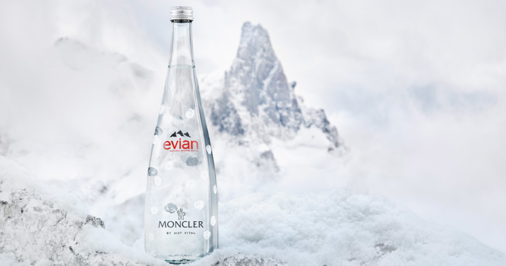 evian x moncler price