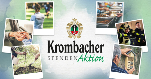 krombacher spendenaktion 2021