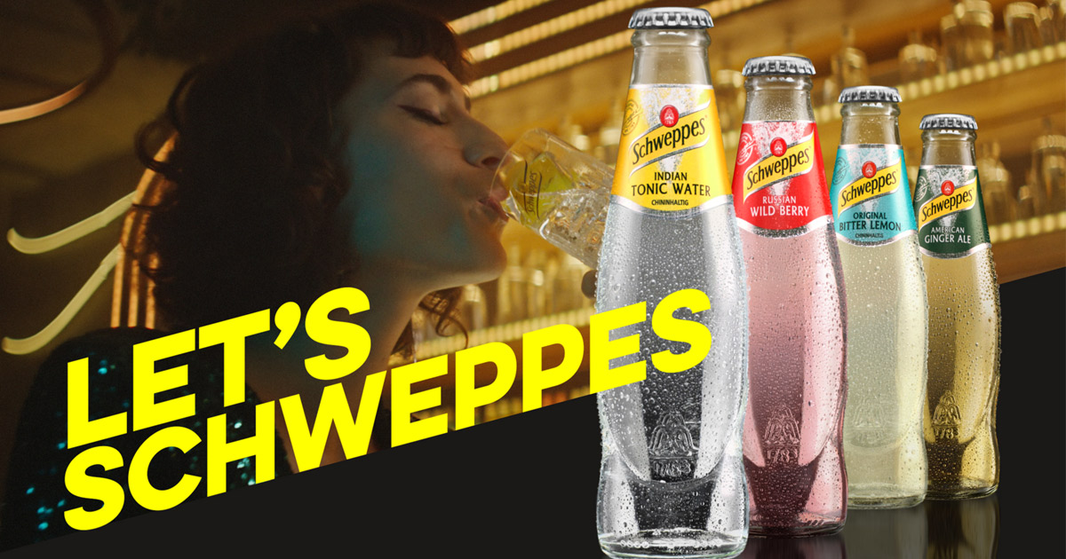 schweppes markenkampagne let's schweppes