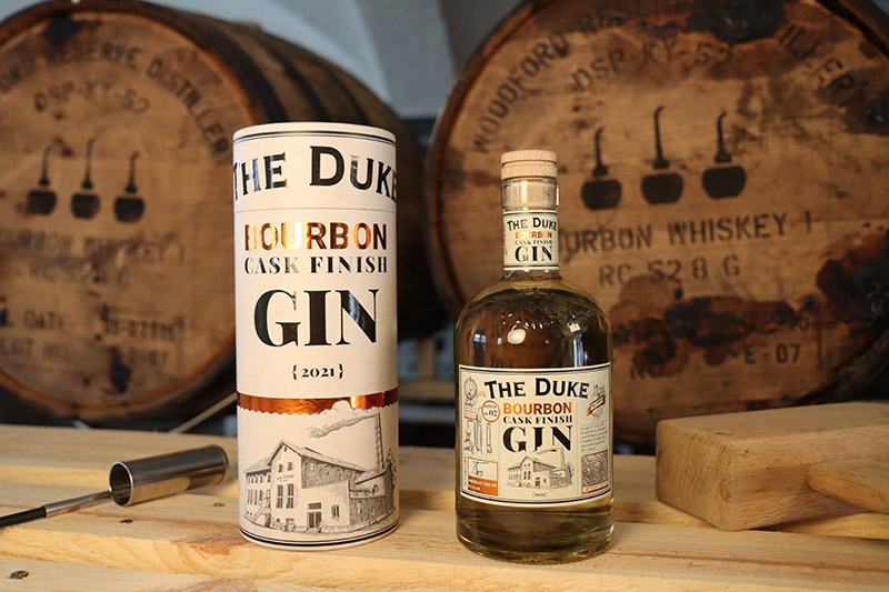 the duke bourbon cask finish gin