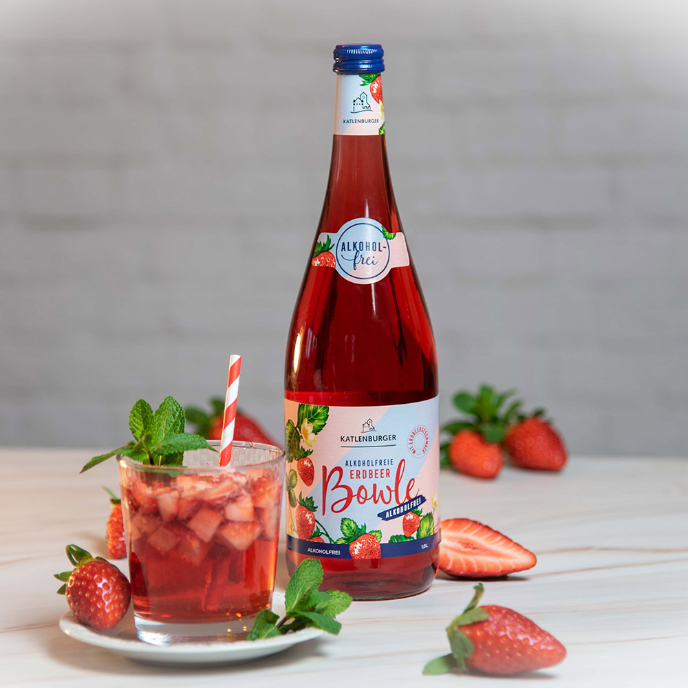 KATLENBURGER bringt die erste alkoholfreie Erdbeerbowle auf den Markt ...