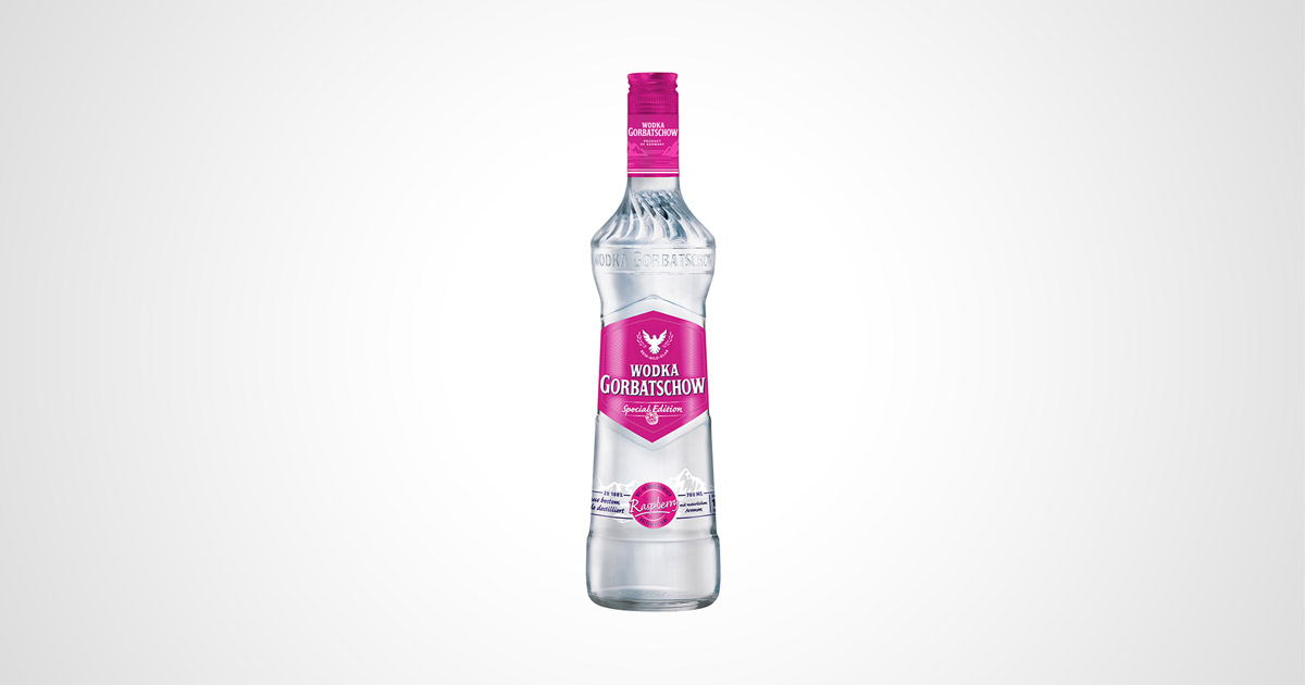 Wodka Gorbatschow Raspberry Flasche