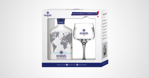 Nordés Gin Onpack Ballon-Glas