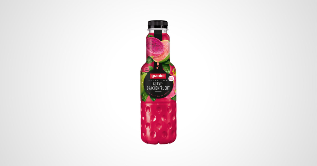 granini Guave-Drachenfrucht-Flasche