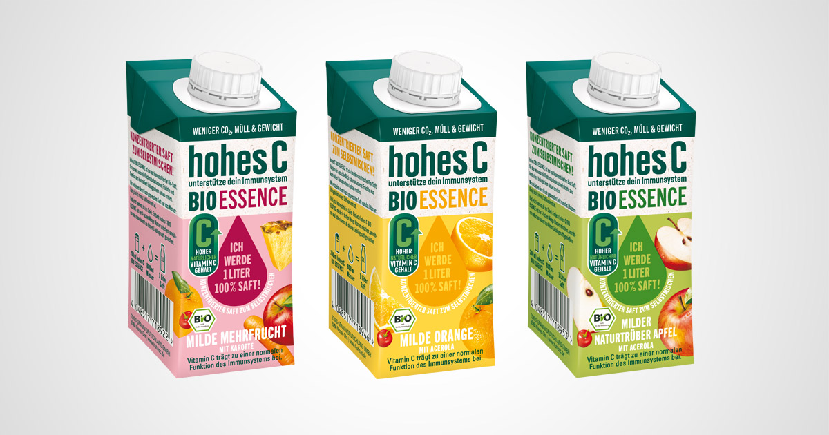 hohes c bio essence bio fruchtsaftkonzentrat