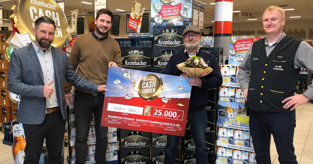 krombacher cash korken gewinner