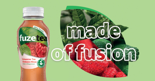 Fuze Tea made of fusion