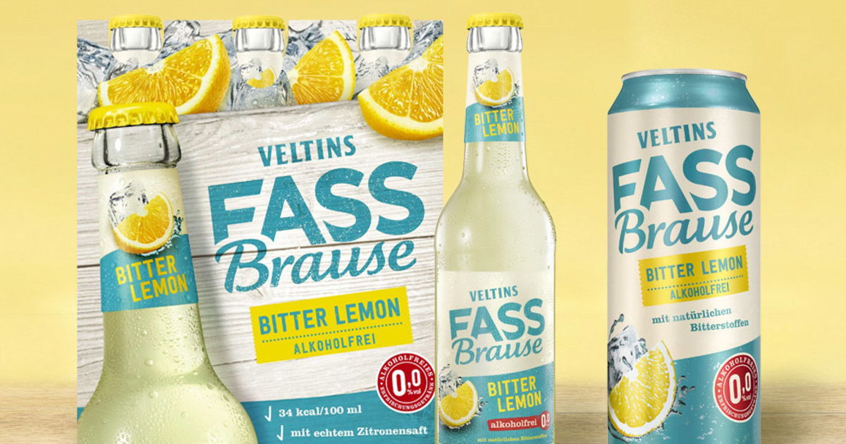 Veltins Fassbrause Bitter Lemon