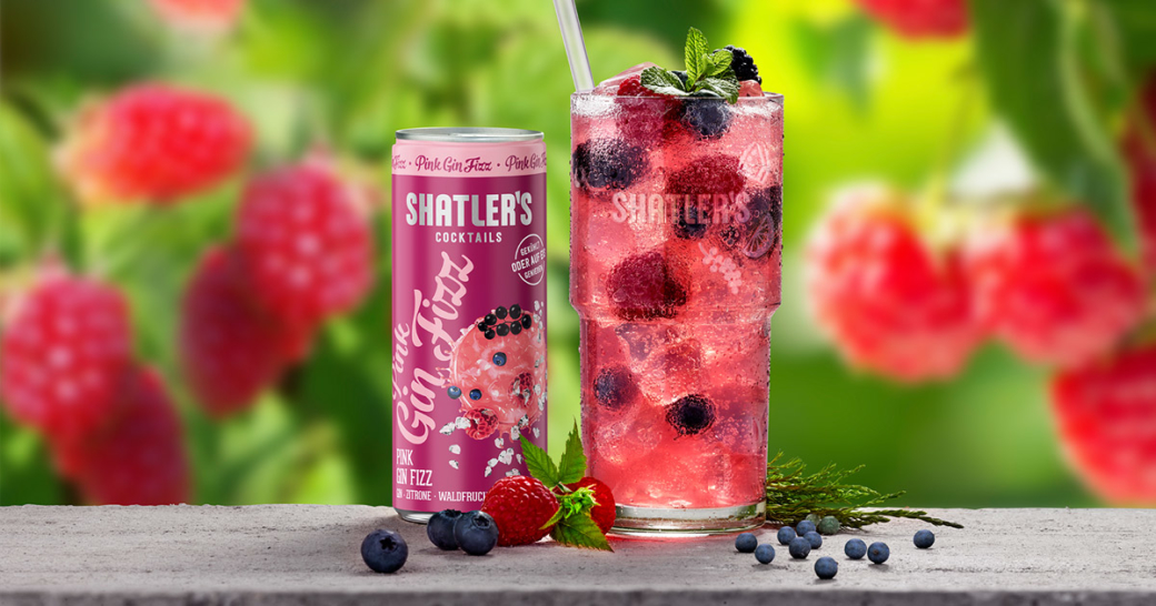 Shatler’s Pink Gin Fizz Titel