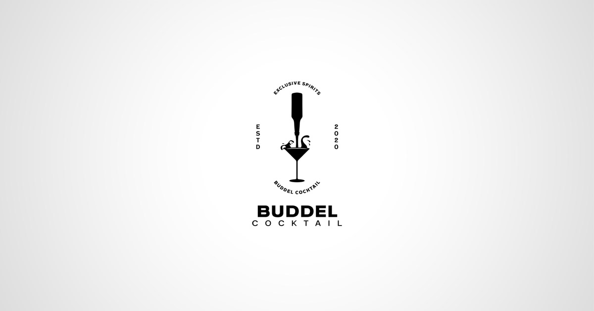 buddel cocktail logo