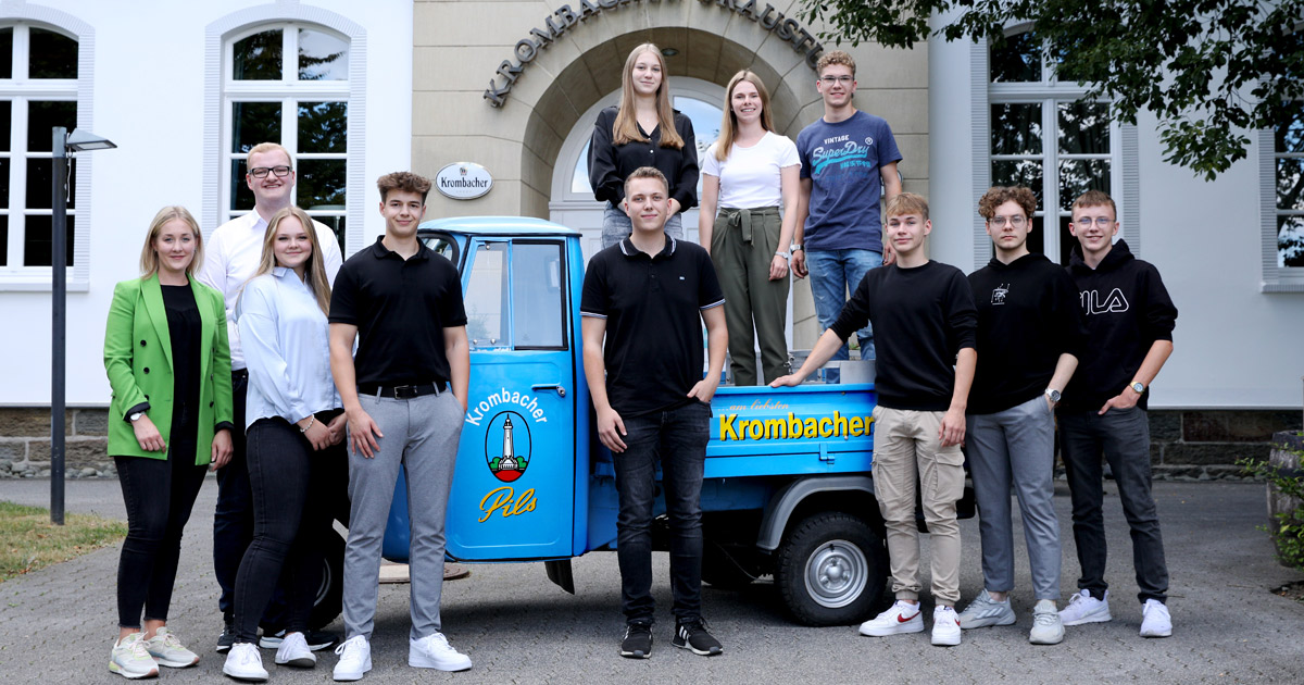 krombacher brauerei ausbildung