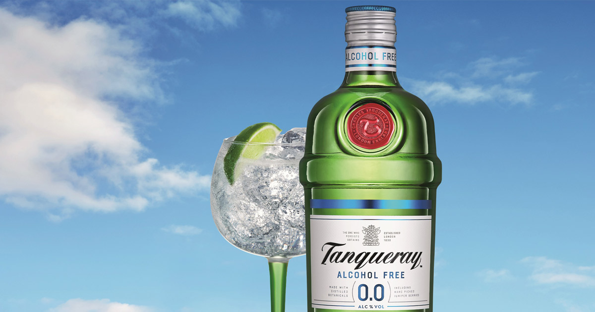 DIAGEO: Tanqueray 0.0 % jetzt auch im Handel erhältlich