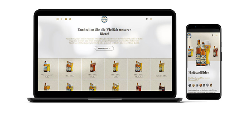 website bayerische staatsbrauerei weihenstephan