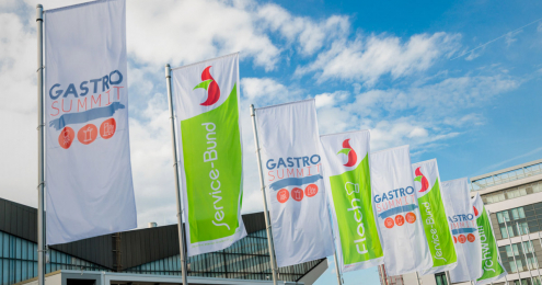Gastro Summit 2022 Fahnen