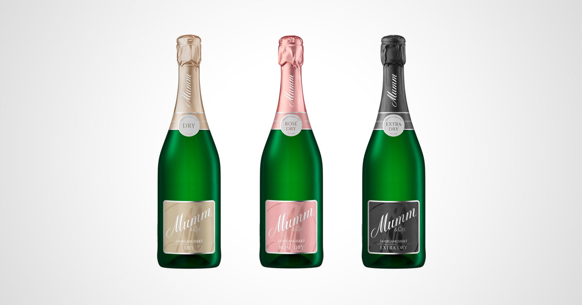 Design-Relaunch: Mumm Jahrgangssekt erstrahlt in neuem Glanz