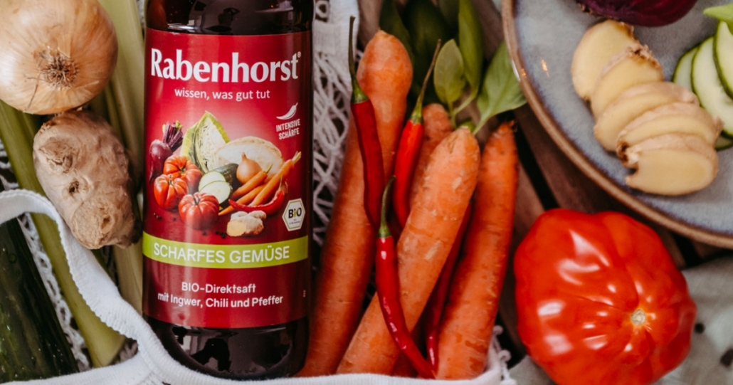 Neu: Rabenhorst Scharfes Gemüse mit Ingwer, Chili und Pfeffer