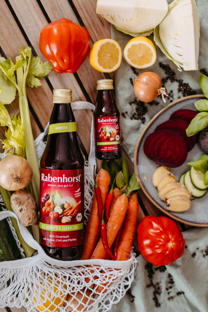 Neu: Rabenhorst Scharfes Gemüse mit Ingwer, Chili und Pfeffer