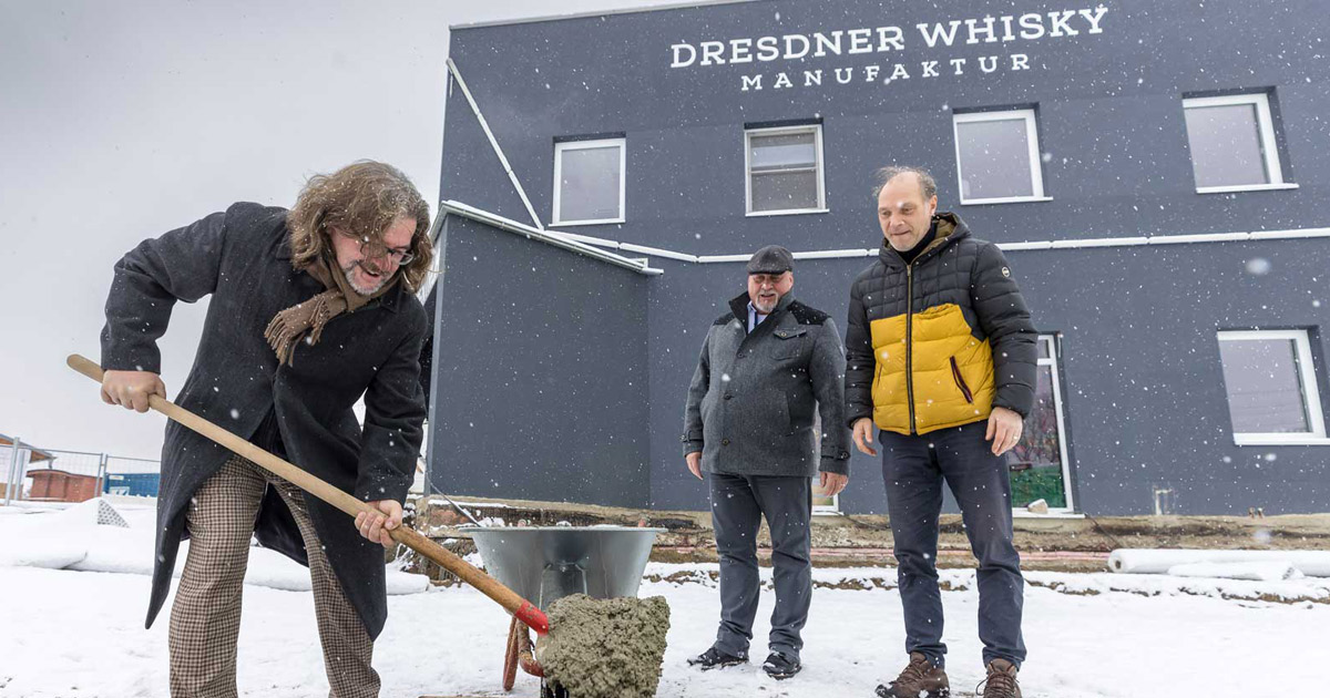 dresdner whisky manufaktur grundsteinlegung