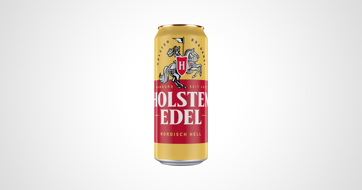 Holsten EDEL jetzt in der 0,5-Liter-Dose - about-drinks.com