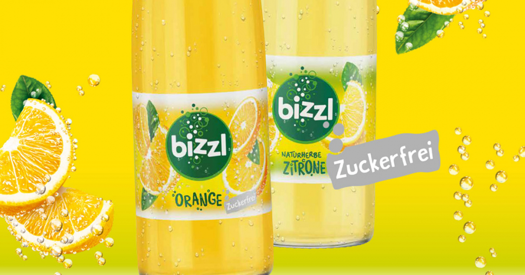 bizzl bringt zuckerfreie Limonaden erstmals in Glas - about-drinks.com