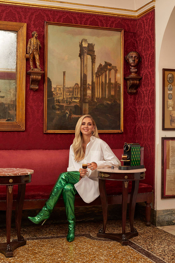 chiara ferragni x nespresso