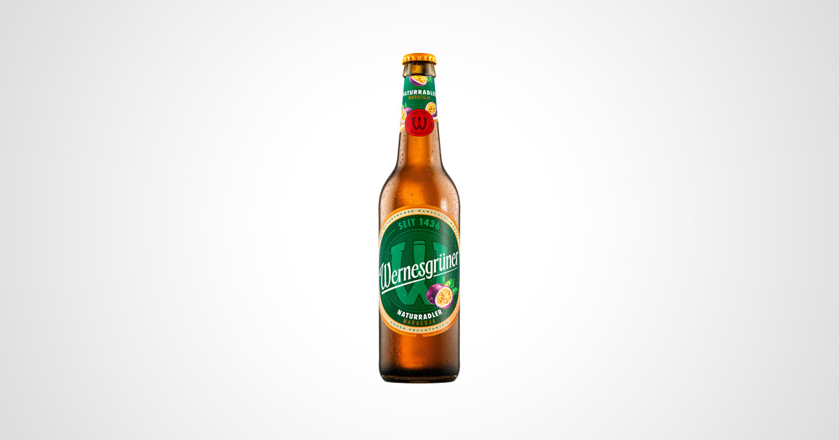 wernesgrüner naturradler maracuja