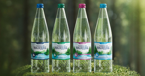 Thüringer Waldquell Glasflasche 2023