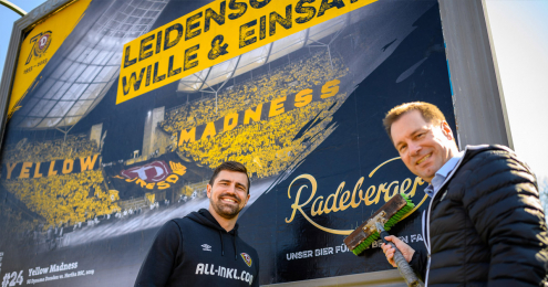 Radeberger Dynamo Dresden Plakat