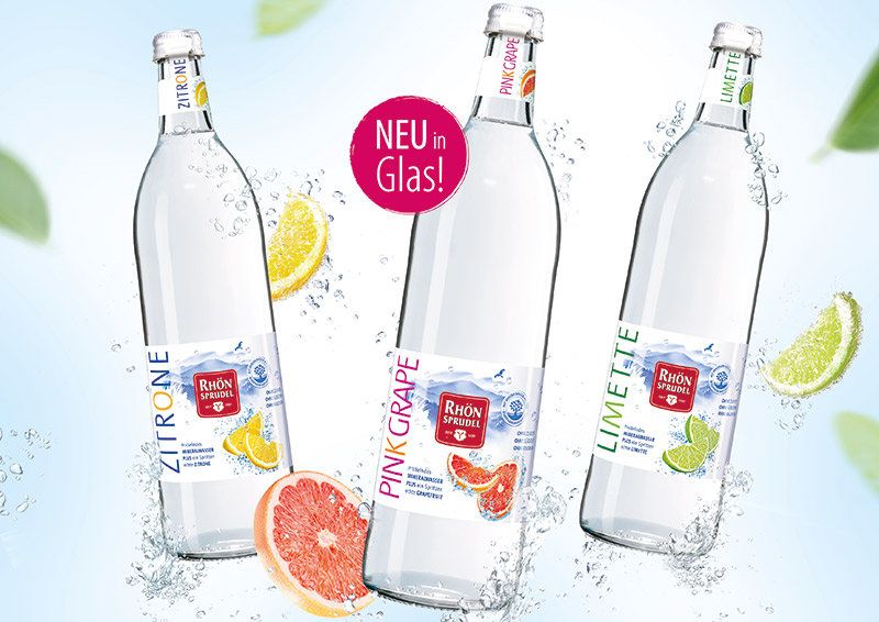 RhönSprudel Mineralwasser PLUS Pink Grapefruit