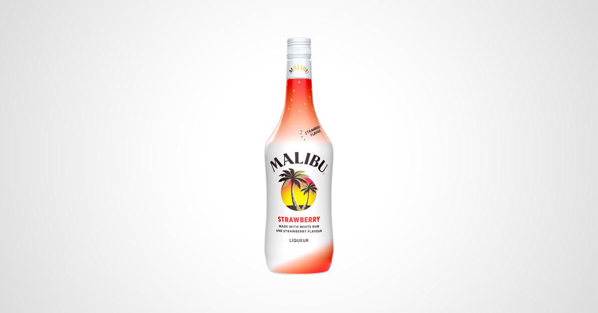 Malibu Strawberry Flasche