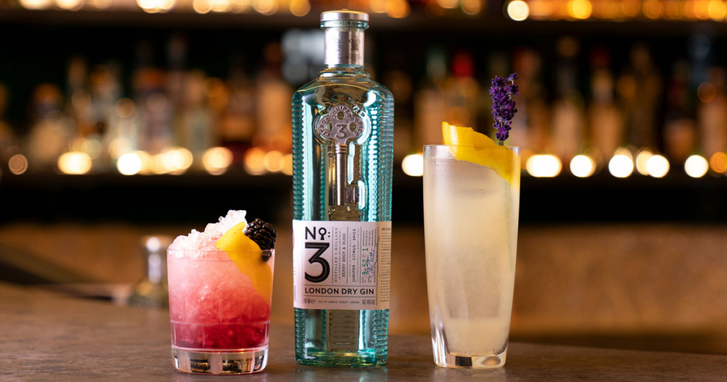 Erfrischende Frühlingsdrinks mit No.3 London Dry Gin zum Welttag des Cocktails