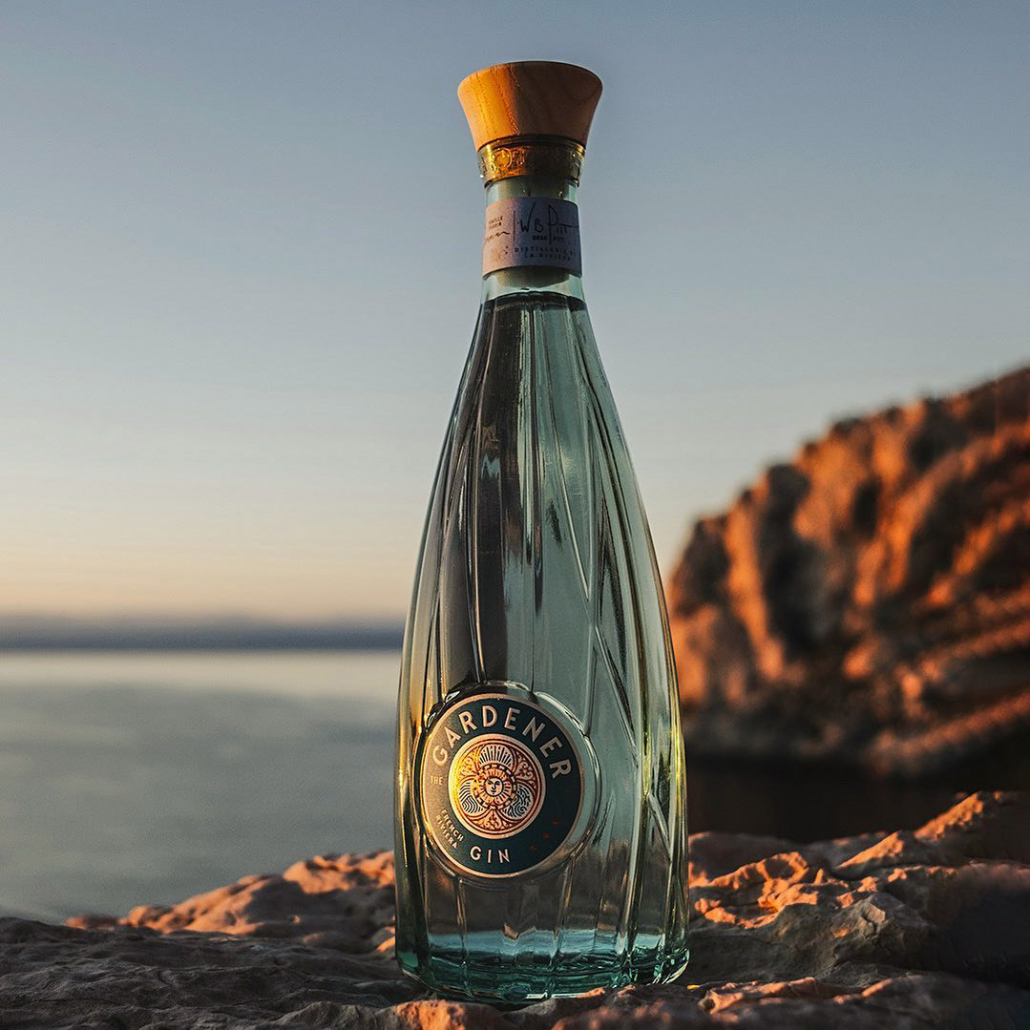 The Gardener Gin Flasche