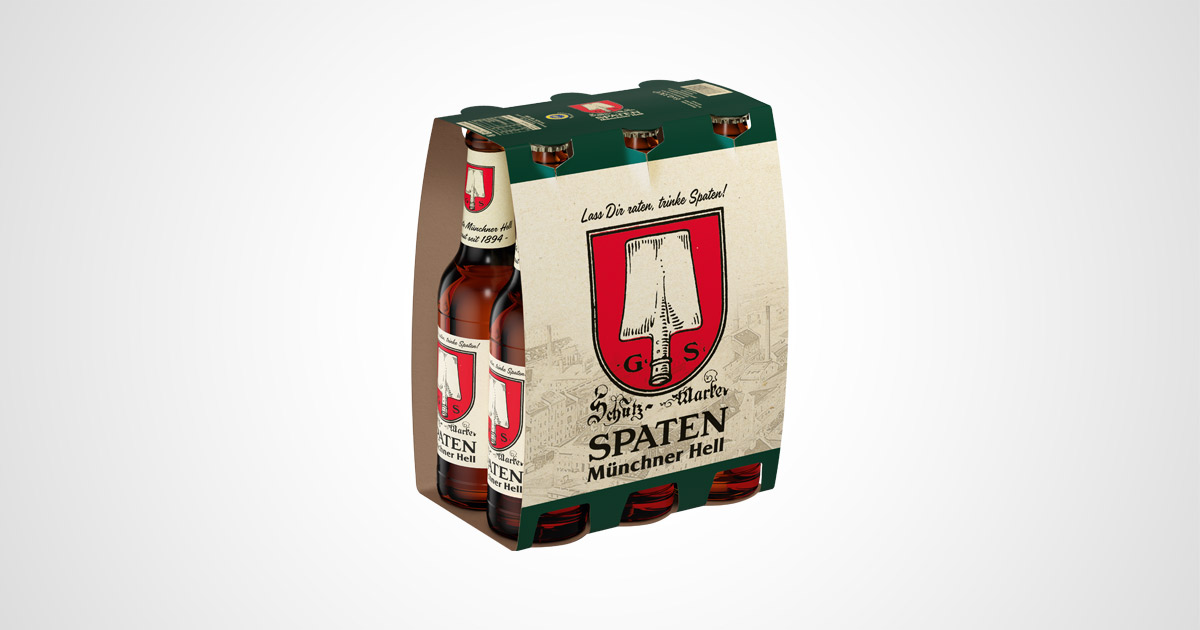 sixpack spaten münchner hell