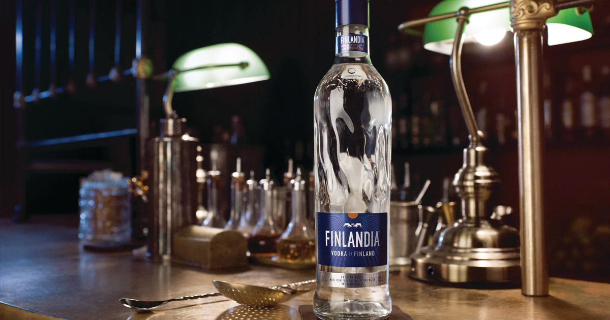 Finlandia Vodka Flasche Mood