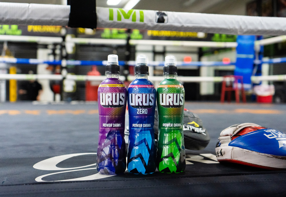 Vitaminwasser + Sportgetränk Power Drink URUS startet im deutschen