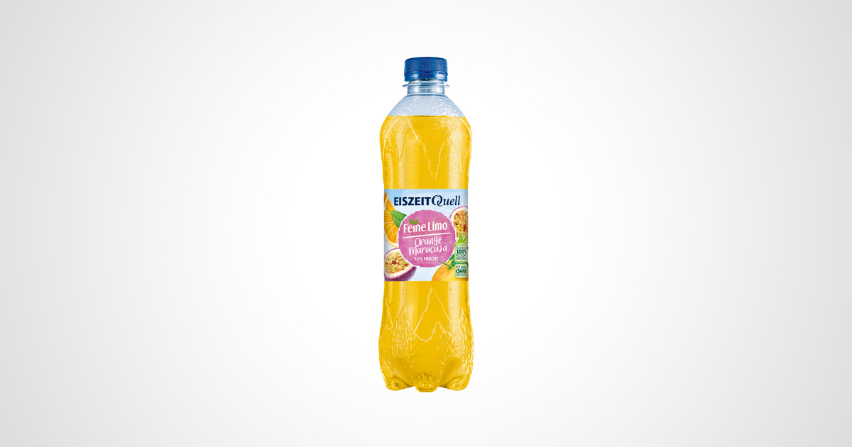 EiszeitQuell Feine Limo Orange Maracuja