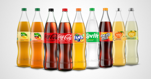 Coca Cola 1 Liter Mehrweg Marken